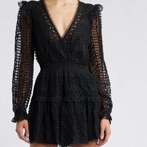 Rare ! LoveShack Fancy Dainty Ruffle Dress (Size XS or 0)